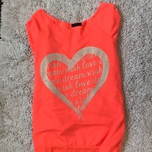 Long sleeve off shoulder sweater